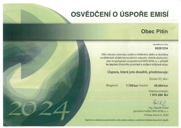 osvědčení osvědčení