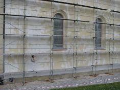 Obnova fasády a pěšího chodníku kostela sv. Stanislava 